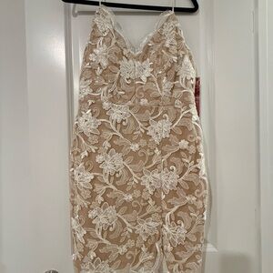 Elegant Lace Floral Dress